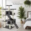 tectake® Kratzbaum Knuti 186 cm inklusive 2 Treppen, 4 Produktbild-Vorschau 7