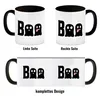 Boo Gespenster Kaffeebecher Schwarz Produktbild-Vorschau 4