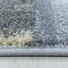 Kurzflor Teppich Wohnzimmer Gelb 140x200 Rechteck Kariertes Produktbild-Vorschau 4