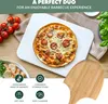 set di pietre per pizza bremermann 2 pz // pietra per pizza Anteprima dell’immagine prodotto 2