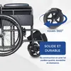 Fauteuil roulant pliable Denver de Mobiclinic, hauteur Voir les images du produit 4