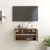 The Living Store Wandschrank Honigbraun 60x30x30 cm Produktbild-Vorschau 1