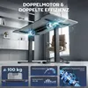 HOMCOM Höhenverstellbarer Schreibtisch Gestell Elektrisch Produktbild-Vorschau 4