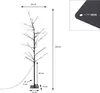 A diagram showing the dimensions of a decorative LED tree. Podgląd zdjęcia produktu