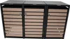 DEGAMO Mülltonnenbox 3er BERLIN 200x80x116cm für Tonnen 120 Produktbild-Vorschau 3
