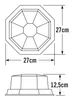 Konstsmide Moranello schwarz lackiertes Aluminium, Produktbild-Vorschau 11