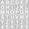 36 Stück 5 Zoll Buchstaben- und Zahlenschablonen Produktbild-Vorschau 3