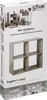 The image shows the packaging of a shelf unit with a depiction of the assembled product. Náhled obrázku produktu
