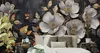 Muralo Selbstklebende Fototapete BLUMEN Blätter Pflanzen 3D Produktbild-Vorschau 8