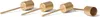 Novaliv 4x Stabkerzenhalter gold I Kerzenpick 10 x 2,5 cm Produktbild-Vorschau 1