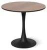 Esstisch Vicco Carl Nussbaum/Schwarz 80 x 80 cm, Model Produktbild-Vorschau 1