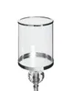 BELIANI Kerzenständer Silbern aus Glas und Metall mit hohe/ Produktbild-Vorschau 6