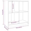 vidaXL Sideboard Honigbraun 70x33x76 cm Massivholz Kiefer - Produktbild-Vorschau 9
