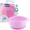 CHICCO | Silikon-Teller Verdreifachen- Rosa - Mit Saugnapf Produktbild-Vorschau 4