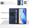 Custodia in pelle per Samsung Galaxy M52 5G, pelle Litschi, Anteprima dell’immagine prodotto 5