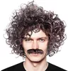 Vokuhila Perücke Proleten Asi Look Kostüm Zubehör 80er & Produktbild-Vorschau 1