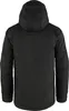 Back view of a black jacket with a hood. Náhled obrázku produktu