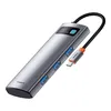 Baseus Metal Gleam 7in1 Hub, USB-C zu 3x USB 3.0 + HDMI Produktbild-Vorschau 2