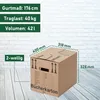 20 x Bücherkarton Compact 40 kg Traglast stabiler Produktbild-Vorschau 3