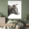 MuchoWow® Wandteppich Wandbehang Schottisches Hochlandrind Produktbild-Vorschau 4