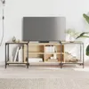 vidaXL Armoire TV Chêne Sonoma 153x37x50 cm Bois composite Voir les images du produit 2