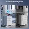 HOMCOM Höhenverstellbarer Schreibtisch Gestell Elektrisch Produktbild-Vorschau 7