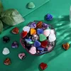20 pezzi cristalli cuore gemme quarzo rosa ametista pietre Anteprima dell’immagine prodotto 2