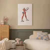 Italienischer Leinwand Leinwandbild - Tennis Player With a Produktbild-Vorschau 2