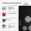 Dvojitá indukční a plynová varná deska Klarstein - indukční Náhled obrázku produktu 6