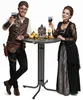 Runder Klapp-Stehtisch Weiß Anthrazit für Indoor & Outdoor, Produktbild-Vorschau 4