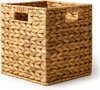 Kôš Wiltec z vodného hyacintu 26 x 26 x 26 cm, tkaný úložný Náhľad obrázku produktu 1