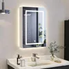 INONEFT, mobiletto da bagno con specchio e illuminazione, Anteprima dell’immagine prodotto 1