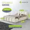 Juskys Polsterbett Catania - Bubble Design - 180 x 200 cm - Produktbild-Vorschau 3