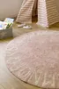 Baumwollteppich mit Buchstabenmuster - rosa - 150 Ø Produktbild-Vorschau 1