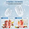 Fatabeta Eiswürfelmaschine 1,2L Eiswürfelbereiter 2 Produktbild-Vorschau 3