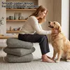 Dohome, sedacia podložka z boucle, otočná o 360°, moderný Náhľad obrázku produktu 6