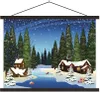 MuchoWow® Textilposter Eine Illustration eines verschneiten Produktbild-Vorschau 1