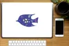 MuchoWow® Laptop Aufkleber Sticker Cover Fisch - Lila - Produktbild-Vorschau 2