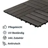 HOME DELUXE - WPC click dlaždice BAVARO - antracit - 6 m² - Náhled obrázku produktu 5