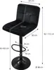 ML-Design 4er Set Barhocker Tresenhocker 360° drehbar, Produktbild-Vorschau 6