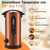 Jayseuw Glühweinkessel 8L Edelstahl Inkl. 10x Becher Produktbild-Vorschau 3