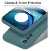 A close-up shot of a teal smartphone case, with the phone inside, showing the camera and screen protection features. Podgląd zdjęcia produktu