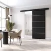 Posuvné dvere BARRET 12 - 106 cm, čierne Náhľad obrázku produktu 1