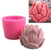 Silikon Gießformen Kerzengießform 3D Lotus Blumen Produktbild-Vorschau 1