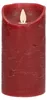 Kerze Wachs rustikal bewegliche Flamme 7,5x15 cm bordeaux Produktbild-Vorschau 10