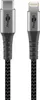 Goobay 49270 lightning cable 0.5 m Black, Grey Anteprima dell’immagine prodotto 1
