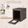 Casetta per gatti COSTWAY, armadietto per lettiera con Anteprima dell’immagine prodotto 3