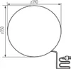 Gartenkugel Kugelleuchte Ø390 mm Ball 230V E27 IP65 Garten Produktbild-Vorschau 5