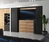 A modern living room with a TV and a chest of drawers. Produktbild-Vorschau