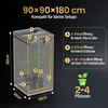 THE GROW EDELWEISS PRO 90 × 90 × 180 cm – Maße und Anschlüsse Produktbild-Vorschau